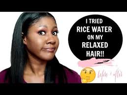 I Tried Rice Water On My Relaxed Hair The Difference It Made Is Clear Youtube Relaxed Hair Relaxed Hair Growth Relaxed Hair Journey