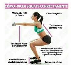 Como Hacer Una Sentadilla Cardio Workout Fitness Squats