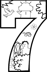 Hang around with this mischievous monkey blast off into outer space to explore new frontiers. Creation Day 7 Coloring Page Icons Png Free Png And Icons Downloads