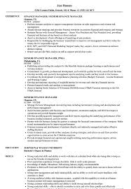 Coordinate and manage allocation activity amongst multiple business units. Senior Finance Manager Resume Samples Velvet Jobs
