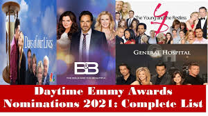 Here's how to watch for free online. Daytime Emmy Awards 2021 Complete List Of Nominees 48th Annual Daytime Emmy Awards Youtube