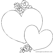 San Valentin Dibujos De Corazones Paginas Para Colorear Dibujos