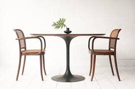 Walnut Tulip Table Knoll Black Dining Table Saarinen Dining Table Dining Table Black Tulip Dining Table