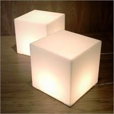 Lightbox Cube Table Cube Light Gus Modern Modern Floor Lamps