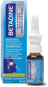 It's common and usually clears up on its own within you can buy nasal sprays without a prescription, but they should not be used for more than 1 week. Nasal Spray For Colds Cold Treatment Betadine Cold Defence