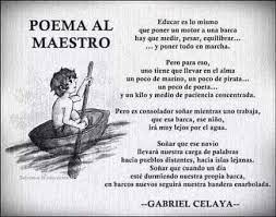 Poemas para maestros de agradecimiento. Facebook