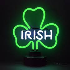 Irish Shamrock Neon Sculpture Neon Sculpture Neon Signs Neon