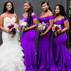 Purple and white fall wedding bouquet. 1