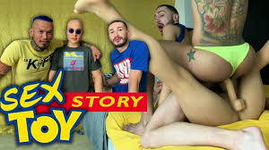 Sex Toy Story gay porn video on Bravofucker