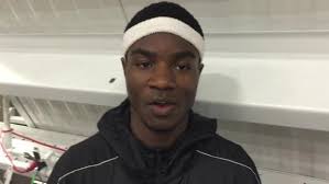 Upper Darby's Mason Weh after PA#1 60 hurdles