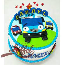  Tayo The Little Bus Cake For Darryl S 6th Birthday Kue Tart Hiasan Kue Kue Ulang Tahun