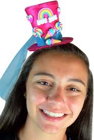 Amazon.com: Needzo DIY Candy Costume Headband, Pink Mini Top Hat with Veil,  Photo Props, Theme Party Cosplay Outfit Accessories : Clothing, Shoes & ...