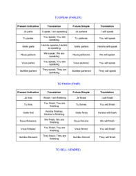 how to conjugate french verbs into future tense 2 steps