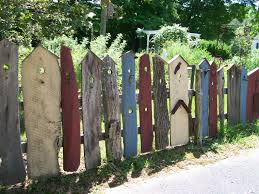 Whimsical Birdhouse Fence Bird Houses Diy Pallet Fence Bird Houses