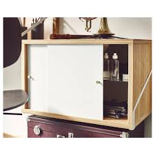 svalns cabinet with 2 doors, bamboo