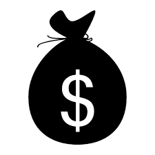 Dollars Money Bag Free Vector Icons Designed By Freepik Free Icons Black And White Logos Black And White Aesthetic
