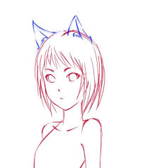 Add a flowing mane on top of the unicorn’s head, as well as a long tail. Step By Step How To Draw Cat Ears Jameslemingthon Blog