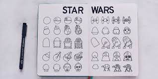 Out Of This World Star Wars Bullet Journal Theme Inspirations Bullet Journal Themes Journal Themes Bullet Journal