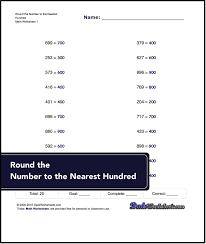 A Great Starting Place For Building Rounding Concepts Basic Rounding Worksheets Rounding Numbers Free Printable Math Worksheets Math Facts Addition