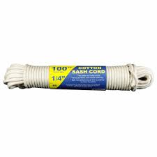 T W Evans Cordage 8 1 4 In X 100 Ft Buffalo Cotton Sash Cord Hank 46 080 The Home Depot In 2020 Sash Cord How To Make Rope Sash