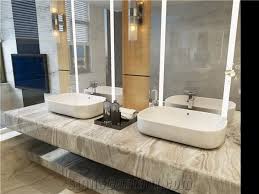 golden sand,beige marble bathroom sinks