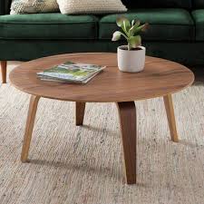 Langley Street Finnur Coffee Table With Tray Top Contemporary Coffee Table Round Coffee Table Round Wood Coffee Table