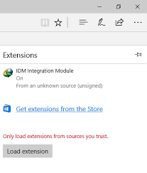 For the time being, idm extension is not yet available in the store, and therefore, you this will instantly install and activate idm extension on edge. How To Install Idm Integration Module Extension In Microsoft Edge