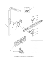 It connects to the dishrack. Upper Rack And Track Kitchenaid Kuds03ftpa Parts Diagram Page 11