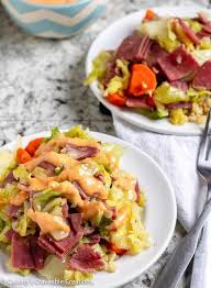 (the point cut has more striations of using tongs, remove the cabbage wedges, potatoes and carrots to a serving platter. Easy Keto Corned Beef And Cabbage Cassidy S Craveable Creations