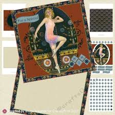 Perfect for greeting cards and crafting projects. Art Deco Lady Ballet Dancer All Occasion Decoupage Card Making Kit Cup837835 2195 Craftsuprint
