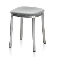 Commonly brushed metals include stainless steel, aluminium and nickel. Emeco 1 Inch Small Stooland Upholstered Ylighting Com