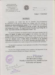 Through this article, we are going to provide calcutta university (कलकत्ता विश्वविद्यालय) exam results 2020, previous year results, how. Surendranath Law College