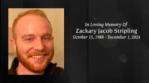 Zackary Jacob Stripling Obituary