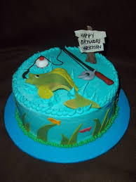 Used a wilton candy eyes for the fish eye. Fish Birthday Cakes