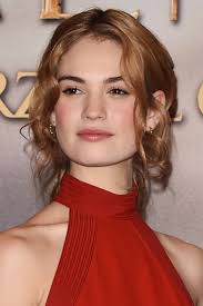 Lily James at the 'Cinderella' Photocall in Milan