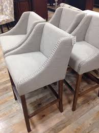 Bar Stools Upholstered Bar Stools Gray Dining Chairs Home