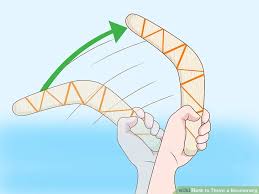 Throwing a boomerang takes practice, like any other sportand a number of variables ensure that a little magic is involved, too. Boomerang Throw All The Secrets For Throwing A Boomerang
