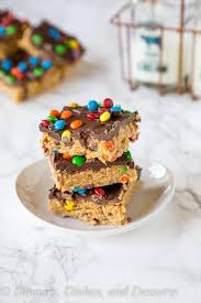 Monster Cookie No Bake Bars All The Flavors Of Classic Monster Cookies In A Super Easy No Bake Bar Recipe No H Bbq Desserts Easy Baking Recipes No Bake Bars