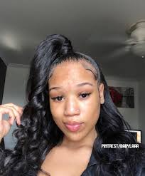 They include merely tying the hair somewhat like a pony. Baddie Hairstyles Cute Hairstyles For Straight Hair Black Girl Novocom Top