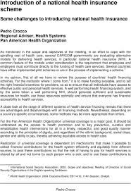 Undoubtedly, it is critical to consider the pros and the cons of nhi in order to implement the proper. Introduction Of A National Health Insurance Scheme Pdf Free Download