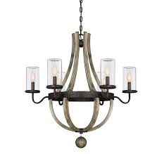 Savoy House Eden 6 Light Outdoor Chandelier In Weathervane