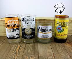 Beer Bottle Drinking Glasses Made From Mexican Beers Corona Modelo Pacifico Beer Beers Bottle Corona Drinking In 2020 Mexican Beer Beer Recycled Beer Bottles