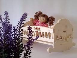 Baby Doll Cradle My Doll Doll Cradle Wooden Doll Cradle Made Of Solid Pine Handmade Scrollsaw White Shabby Cod Gio001 Bambole Di Legno Bambole Legno