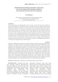 Pada kurikulum 2*!, <b>kurikulum dikembangkan atas dasar teori pendidikan yang di dasarkan pada mengidentifikasi masalah pelaksanaan kurikulum dan membantu kepala sekolah dan guru menyelesaikan masalah. Pdf Implementasi Kurikulum Baru Tahun 2013 Mata Pelajaran Pendidikan Jasmani Studi Deskriptif Kualitatif Pada Sdn Cilengkrang