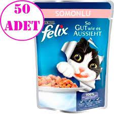 felix somonlu yas kedi mamasi 100 gr 50 ad amazon pet center somon kedi konserve