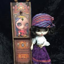 sarah abbiss s instagram photo revised fortune teller mystic mirror machine ooak handmade doll carrier for 12 blythe etc now available in my etsy shop or
