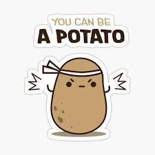 168 x 166 jpeg 4 кб. Potato Meme Stickers Redbubble
