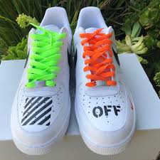 Image Of Air Force 1 Off White Inspired Customs Sneakers Best Sneakers Womens Fashion Sneakers