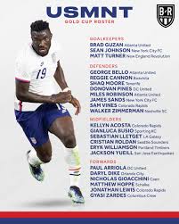 In araujo's case, berhalter revealed that he wasn't ready to commit to the u.s. B R Football On Twitter The Usmnt Confirm The 23 Man Roster For The Gold Cup