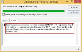 8 Measures To Solve Outlook Error 0x8004210a The Operation Timed Out Data Recovery Recovery Blog Microsoft Support
